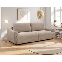 Canapé-lit trois places en velours avec rembourrage en éponge, mobilier de salon, canapé pour chambre et séjour