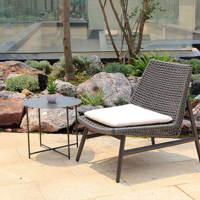 TCTD Modern Sale Rattan Indoor Chair And Garden Outdoor Chair With Polyester Fubric Pillow