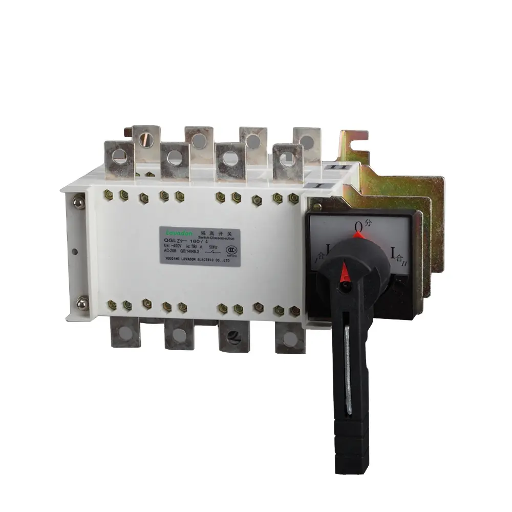 160A NDGL Side Manual Operation Over Load-break Changeover Switch