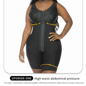 Body sculptant pour femmes après chirurgie <span class=keywords><strong>de</strong></span> <span class=keywords><strong>liposuccion</strong></span> BBL, style colombien, sans couture, leggings, vêtements <span class=keywords><strong>de</strong></span> compression avec crochet et fermeture éclair - Product Image 4