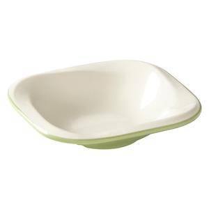 ชามทรงเหลี่ยมตื้น สีขาว เมลามีน สำหรับอาหารและเครื่องดื่มในโรงแรม - Product Image 1