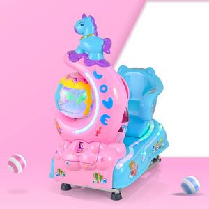 Hot Sales Commercial Coin Operated Kids Ride Moon Shaped Gaming Console Kiddie Rides Car - Product Image 4