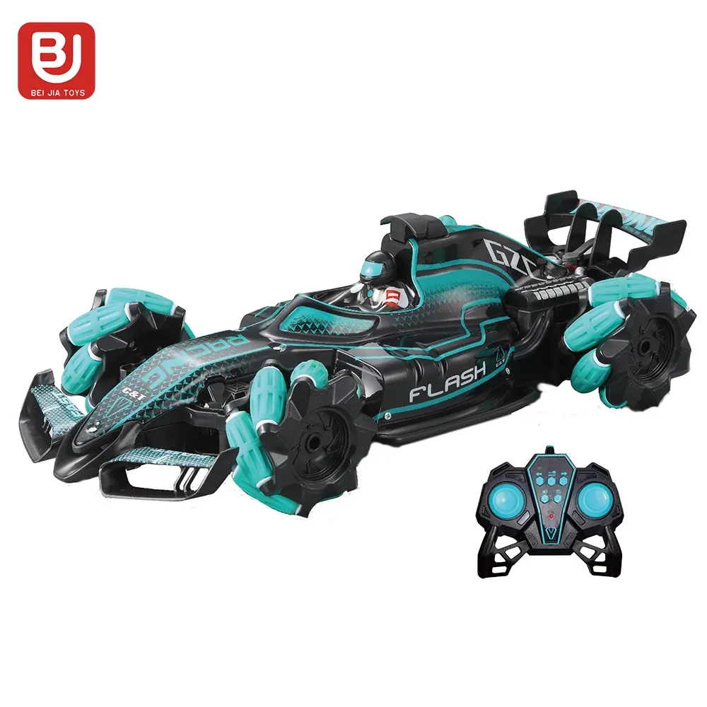 Wholesale 2.4G RC Stunt Car Toys High Speed Remote Control Car Drift With Light Spray Steam For Boys