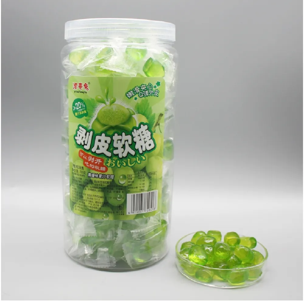 Tùy Chỉnh Trái Cây Có Hương Vị Bóng Kẹo Chất Lỏng Mứt Làm Đầy 3D Gummy Bóng Kẹo Nho Hương Vị Thạch Kẹo Bánh Kẹo