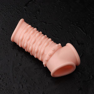 Penis Extender Kondom Cock Sleeve Penis Delay Ring - Product Image 2