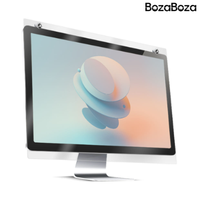 Écran de protection rigide anti-reflet BOZABOZA Advanced 24 pouces en acrylique avec réduction de la lumière bleue, à clipser, pour PC/ordinateur portable