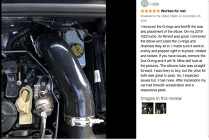 Manguera de silicona de admisión Turbo Kyostar para Volkswagen Audi MK7 Skoda MK3 GTI 1,8 T 2,0 T - Product Image 4