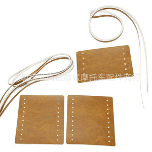 Funda de Cuero para Palanca de Cambios de Motocicleta Moshark MP03-001-0117 123, Reposapiés Decorativo Retro para Harley Davidson - Product Image 1