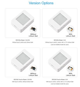 Placa de Desarrollo con Pantalla E-Paper RP2350A de 1.54 Pulgadas, Doble Núcleo y Doble Arquitectura, 12 Máquinas de Estado Programables (<span class=keywords><strong>PIO</strong></span>) - Product Image 3