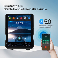 Pantalla HD Android Tesla de 12,1 pulgadas para Jeep Wrangler 2018-2023, unidad principal de navegación GPS, Wifi, Radio, Carplay, Android Auto