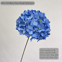 Fleurs d'hortensia artificielles HGA à prix d'usine, longues tiges en soie artificielle pour la décoration de réceptions de mariage, dîners et fêtes