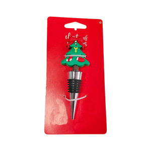 Christmas Tree Wine <b>Stopper</b> Metal Sealing <b>Bottle</b> <b>Stopper</b> For Red Wine Christmas Decorative - Product Image 2