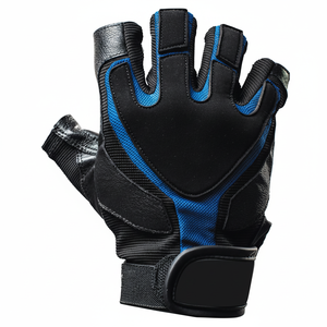 ถุงมือขี่มอเตอร์ไซค์สำหรับยกน้ำหนักและขี่จักรยานถุงมือเล่นยิมครึ่งนิ้วแบบกำหนดเองได้พร้อมถุงมือแผ่นเจลกันลื่น - Product Image 1