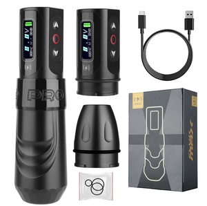 Trex Max Pantalla LED Potente Motor sin núcleo Máquina de tatuaje rotativa inalámbrica Pluma con batería dual para artistas Arte corporal - Product Image 1