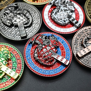 Nuevo colorido Rpg Fingertips Spinner Fly Dragon Routtle Dnd Metal Dice para mazmorras y dragones - Product Image 1