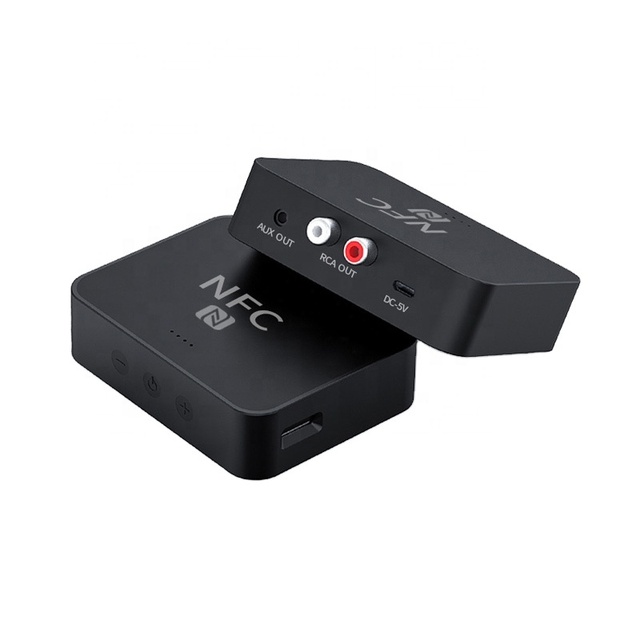 Lossless HiFi BT5.0 Audio Receiver TF NFC Blue Tooth Adapter Hands-free RCA bluetooth Receiver