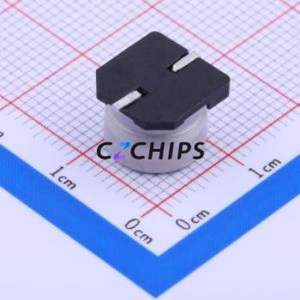 Condensateur solide SMD OVZ221M1CTR-1008, D10xL7.7mm (Capacité : 220uF) (Précision : 20%) Tension nominale : 16V - Product Image 2