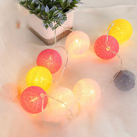 Usine En Gros LED Boule De Coton Guirlande Lumineuse Chambre D'enfants Tente Fête De Mariage Lumières Décoratives Lumières Créatives