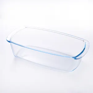 Plateau de cuisson en verre borosilicaté transparent compartiment pain papier émail plaque de cuisson