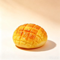 Jouet anti-stress en forme de pain ananas, jouet sensoriel réaliste en forme de nourriture, jouet de décompression pour les mains, pour filles