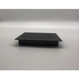 Assiette carrée en plastique texturé, petit plat carré givré avec finition mate, plateau de service pour assaisonnements pour restaurant - Product Image 4