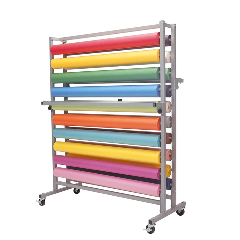 Dubbele Zijden 20 Rollen Stof/Textiel Display Rack Voor Doek Kunst Markt