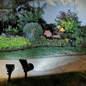Extérieur Étanche <span class=keywords><strong>Led</strong></span> <span class=keywords><strong>Solaire</strong></span> Jardin Lumière Sol Pelouse Lampe <span class=keywords><strong>Solaire</strong></span> Éclairage Voie Paysage Spot Lumière - Product Image 4