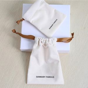 Wholesale Luxury Fashion Velvet <b>Drawstring</b> Bag Velvet Gift Dust Bag Velvet <b>Drawstring</b> <b>Pouches</b> for Jewelry Packaging - Product Image 2