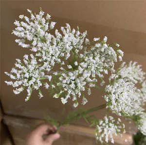 Fleurs de mariage modernes fleurs artificielles Queen Annes Lace Babys Breath Flower pour décoration de mariage - Product Image 6