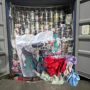 Paños de Limpieza de Algodón 100% Reciclado, Suaves y Absorbentes, de Colores Variados, Eficaces para la Limpieza - Product Image 1