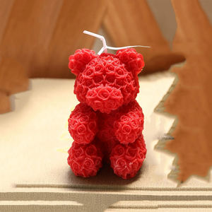New Design Handmade Birthday Valentines Day Teddy Rose Bear <b>Candles</b> <b>Gifts</b> <b>Set</b> Scented <b>Candles</b> Aromatherapy <b>Candle</b> - Product Image 4