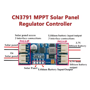 1 Cell Lithium <b>Battery</b> Charging 3.7V 4.2V CN3791 MPPT Solar Panel Regulator Controller Module 5V 6V 9V <b>12V</b> - Product Image 5