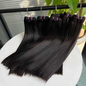 Mèches de cheveux vierges bruts non traités, cuticules alignées, qualité 15A, double tirage, sans nœuds, sans perte, vietnamiennes, 100g, pour tissage - Product Image 6