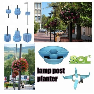 Lampadaire de décoration paysagère, pot de fleurs empilable, jardinières verticales d'extérieur - Product Image 3