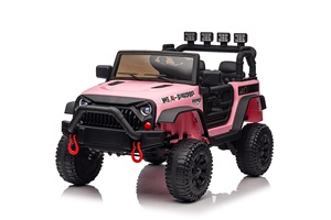 BAB WAY Voiture électrique tout-terrain pour enfants 12V avec <span class=keywords><strong>pneus</strong></span> en caoutchouc, moteur puissant pour les routes en herbe/gravier/sable, âges 2-7 ans, extérieur - Product Image 2