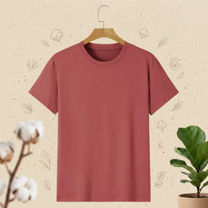 Camiseta Estampada para Hombre, 230G, Ecológica, 100% Algodón, Fabricante OEM, Venta al Por Mayor, Exportación - Product Image 1