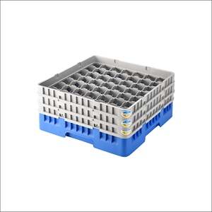 ตะกร้าใส่จานชามพลาสติกสำหรับเครื่องล้างจาน รุ่น ZS49 ยี่ห้อ 49 Grid Gray China Hotel and Kitchen สำหรับเก็บมีด ส้อม ชาม แก้วไวน์ แก้วน้ำ - Product Image 4