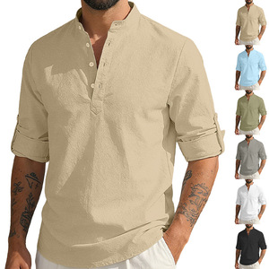 Camisa de Hombre de <span class=keywords><strong>Malla</strong></span> Transpirable, de Secado Rápido, a la Moda, Informal, para Verano 2026, Personalización al por Mayor Disponible - Product Image 1