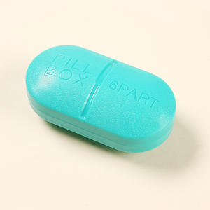 プラスチック製の定番デイリーピルボックス/薬オーガナイザー、カスタマイズ可能なカラーと高コストパフォーマンス - Product Image 1