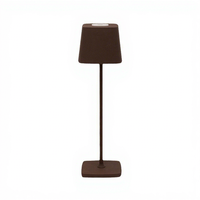 Lampe d'ambiance moderne minimaliste à chargement USB, lampe de table en forme de verre à vin, lampe de table pour hôtel, restaurant, salle à manger, lampe à commande tactile