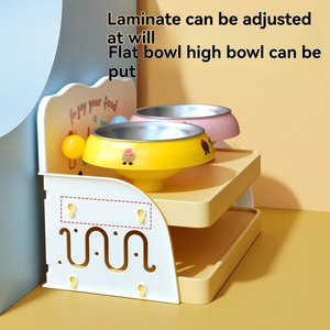 Support surélevé <span class=keywords><strong>pour</strong></span> gamelles de chat en acier inoxydable, <span class=keywords><strong>pour</strong></span> gamelles à nourriture et à eau - Product Image 5