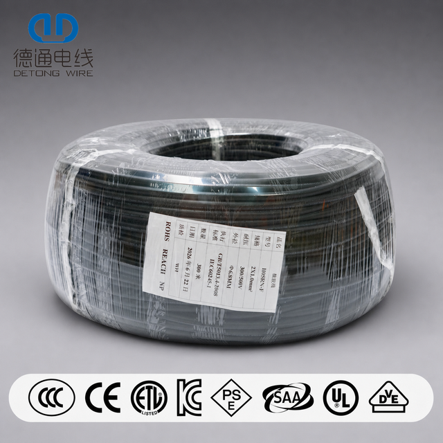 DeTong H05RR-F 300/500V Rubber Flexible Cable 0.75mm 1.0mm 1.5mm 2.5mm 2-5 Core Stranded Copper Wire Home Appliances