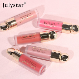 Haute qualité imperméable velours liquide Blush polyvalent 5 nuances joue oeil <span class=keywords><strong>lèvre</strong></span> maquillage bâton durable <span class=keywords><strong>Contour</strong></span> Blush cosmétique visage - Product Image 4