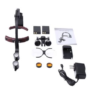 Loupes dentaires avec éclairage LED, grossissement 2,5X 3,5X, <span class=keywords><strong>lunettes</strong></span> grossissantes professionnelles pour dentistes - Product Image 3