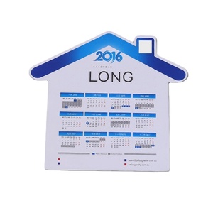 2025 Mềm Khô Xóa Tủ Lạnh Nam Châm Khuyến Mại Từ Lịch Trong Tùy Chỉnh Nhà Hình Dạng Cho Bất Động Sản Quà Tặng Quảng Cáo - Product Image 2