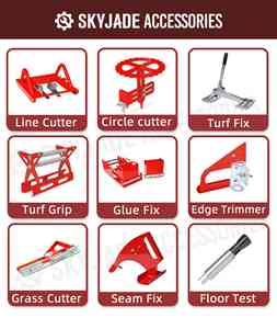 Outils de gazon artificiel personnalisables-Coupeur de ligne d'installation de gazon de football pour support OEM de terrain de football synthétique - Product Image 5