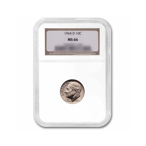 Estuche de Colección para Monedas con Clasificación NGC de 59 * 85 mm, Moneda de Diez Centavos de Roosevelt con Certificación de Calificación - Product Image 1
