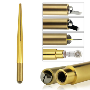 Gold Silver Microblading Pen <b>Holder</b> Universal Manual Permanent <b>Makeup</b> Tattoo Handle Tool - Product Image 4
