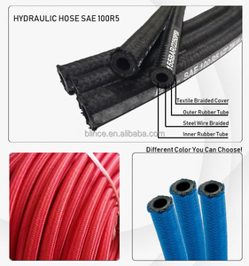 Manguera De Succion Y Descarga /SAE100 R4 R1 R2 R16 R17 Wire Inserted Hydraulic Oil Resistant <b>Rubber</b> Suction <b>Hose</b> - Product Image 1