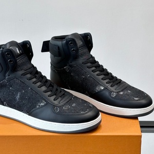 Zapatos Casuales de Diseño de Lujo 2025, Negros, de Cuero, con Suela Gruesa, Planos, para Hombre, Marca Original, Transpirables, a la Moda - Product Image 4